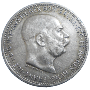 František Jozef I. 1 koruna 1915 bz