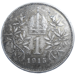 František Jozef I. 1 koruna 1915 bz