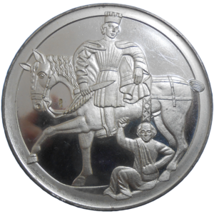 Vatikán strieborná medaila 1973