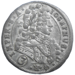 Jozef I. 3 grajciar 1711 BW
