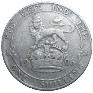 Veľká Británia 1 Shilling 1906