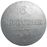 František Jozef I. 6 grajciar 1849 A