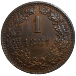 František Jozef I. 1 grajciar 1881 bz