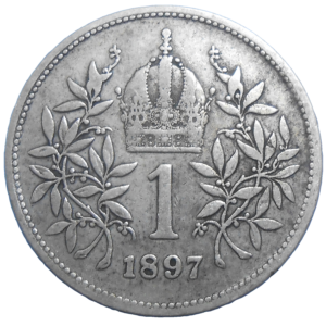 František Jozef I. 1 koruna 1897 bz