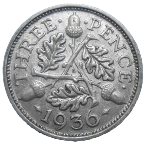 Veľká Británia 3 Pence 1936