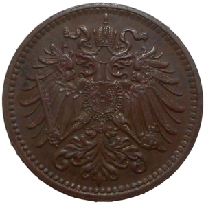 František Jozef I. 1 Heller 1910 bz