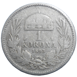 František Jozef I. 1 koruna 1893 KB