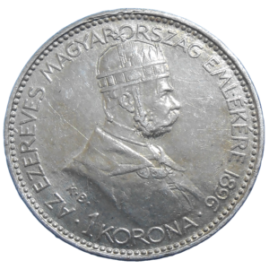 František Jozef I. 1 koruna 1896 KB výročná