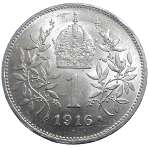 František Jozef I. 1 koruna 1916 bz