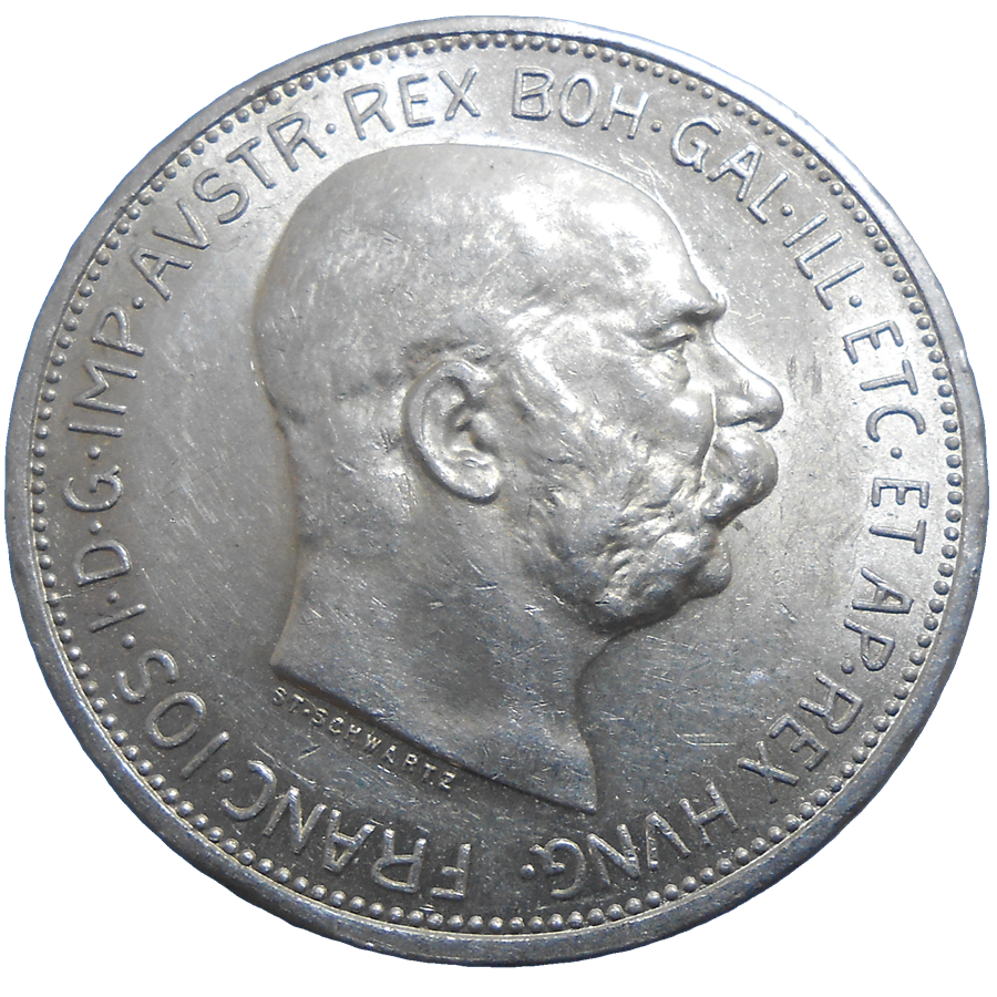 František Jozef I. 2 koruna 1912 bz František Jozef I. 2 koruna 1912 bz