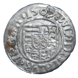 Vladislav II. Jagelovský Denár 1507 KH