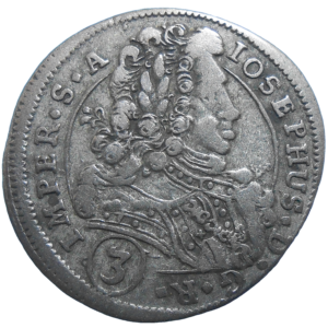Jozef I. 3 grajciar 1711 BW