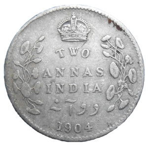 India 2 Annas 1904