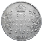 India 2 Annas 1905