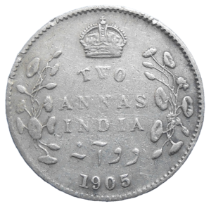 India 2 Annas 1905