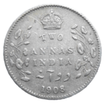 India 2 Annas 1908