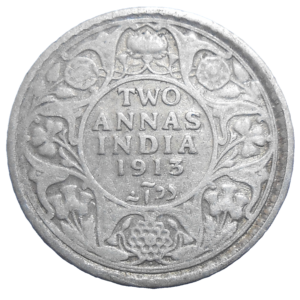 India 2 Annas 1913