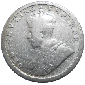 India 1/4 Rupee 1918