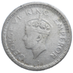India 1/4 Rupee 1944