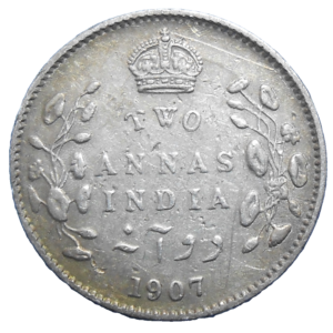 India 2 Annas 1907