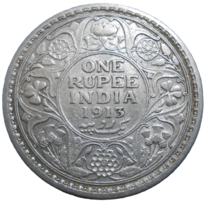 India 1 Rupee 1913