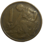 1 Koruna 1958