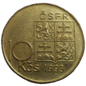 10 Kčs 1993 T. G. Masaryk