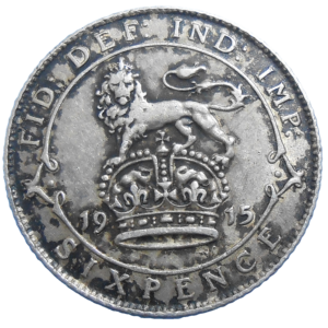 Veľká Británia 6 Pence 1915