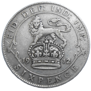 Veľká Británia 6 Pence 1912