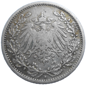 Nemecko 1/2 Mark 1905 A