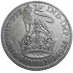 Veľká Británia 1 Shilling 1928