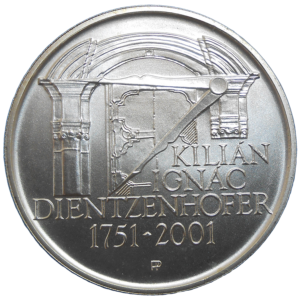 200 Kč 2001 Kilián Ignác Dientzenhofer BK