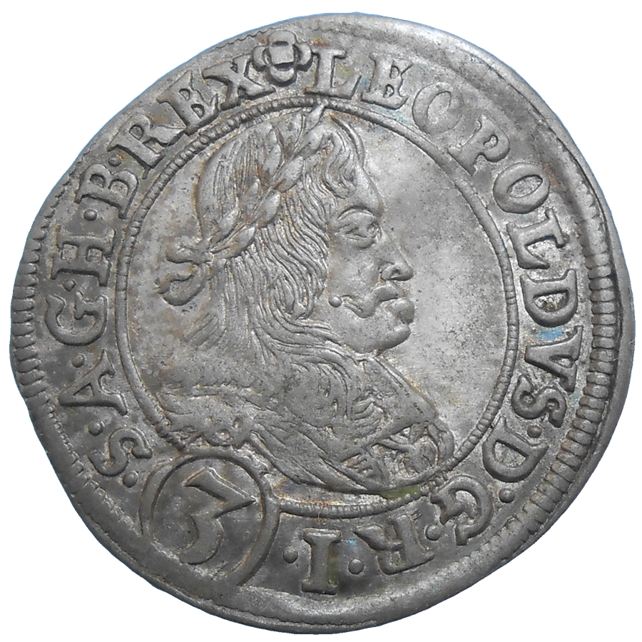Leopold I. 3 grajciar 1670 Leopold I. 3 grajciar 1670