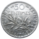Francúzsko 50 Centimes 1915