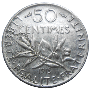 Francúzsko 50 Centimes 1915