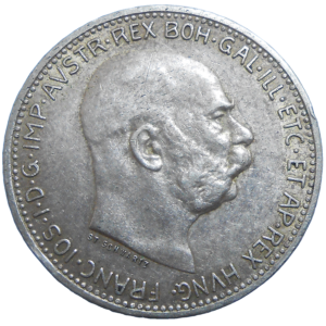 František Jozef I. 1 koruna 1915 bz