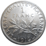 Francúzsko 1 Frank 1916