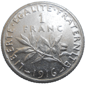 Francúzsko 1 Frank 1916