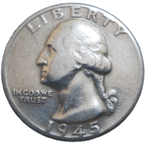 USA Quarter Dollar 1945