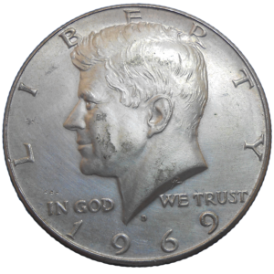 USA Half Dollar 1969 D