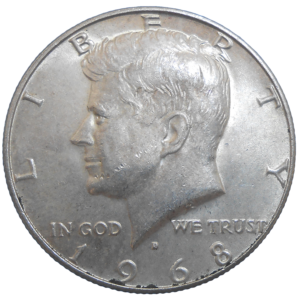 USA Half Dollar 1968 D
