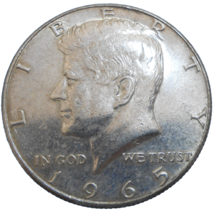 USA Half Dollar 1965