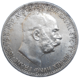 František Jozef I. 1 koruna 1915 bz