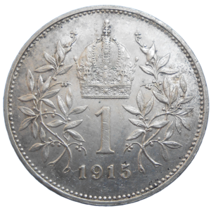 František Jozef I. 1 koruna 1915 bz