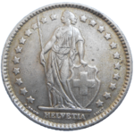 Švajčiarsko 1 Frank 1963 B