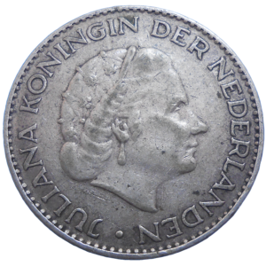 Holandsko 1 Gulden 1955