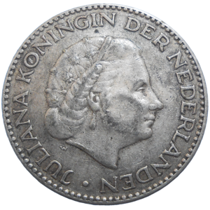 Holandsko 1 Gulden 1954