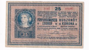 25 Korún 1918