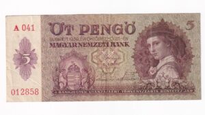 Maďarsko 5 Pengo 1939 A041