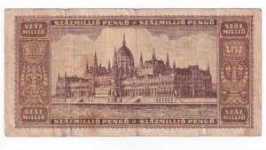 Maďarsko 100 Milińov Pengo 1946 P158